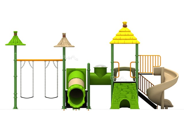 Children Outside Play Equipment